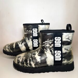 UGG Classic Clear Mini Marble US 8 Waterproof Wool Blend Y2K Disco Fun Versatile